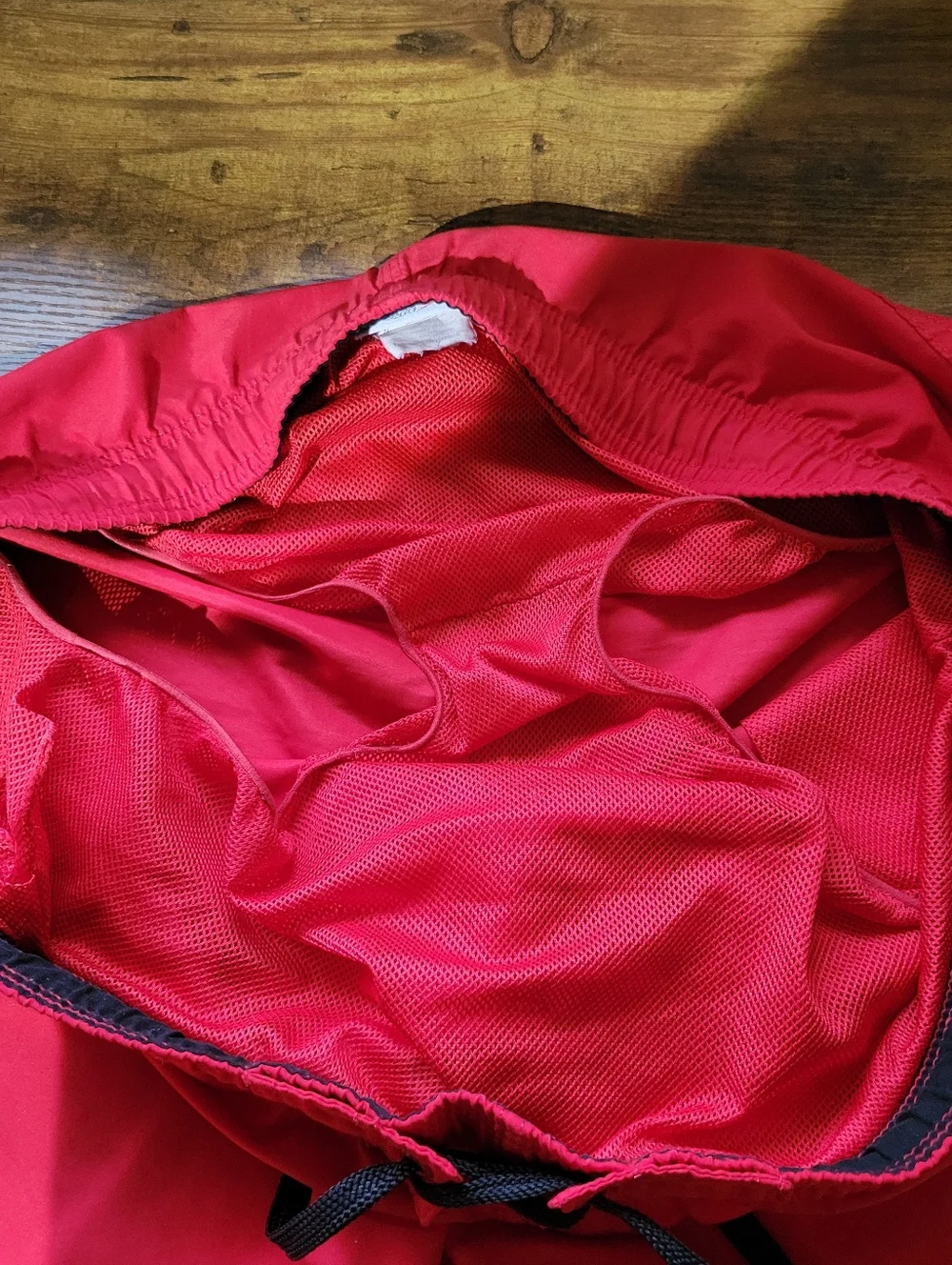 Speedo Marina Sport Volley Swimming Trunks Shorts Mesh Lined Red Men's Large - Picture 5 of 7